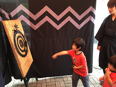 子ども武者体験コーナー3
