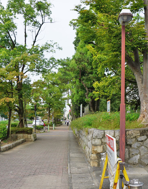 大垣公園南側歩道