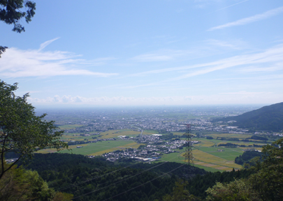 菩提山城跡ハイキングコースの写真