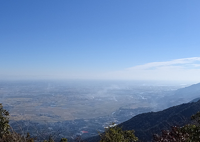 養老山頂登山道の写真